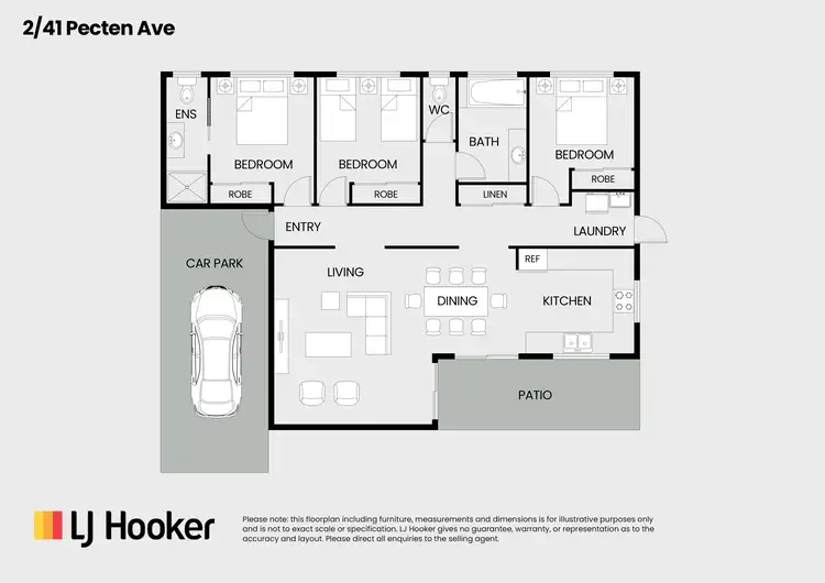 Floorplan of Homely semi-detached listing, 2/41 Pecten Avenue, Port Douglas QLD 4877
