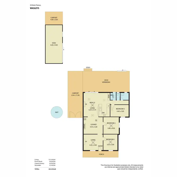 Floorplan of Homely house listing, 29 Annie Terrace, Wasleys SA 5400