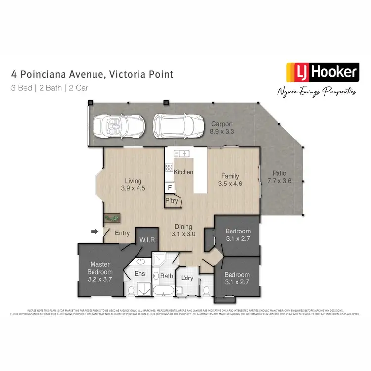 Floorplan of Homely house listing, 4 Poinciana Avenue, Victoria Point QLD 4165