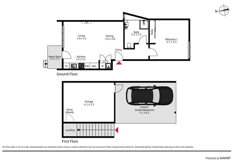 Floorplan of Homely townhouse listing, 41/15 Andersch Street, Casey ACT 2913
