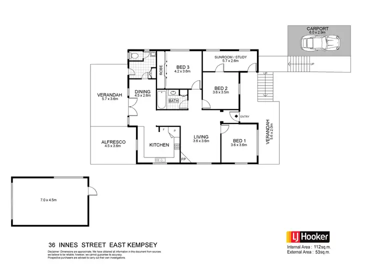 Floorplan of Homely house listing, 36 Innes Street, East Kempsey NSW 2440