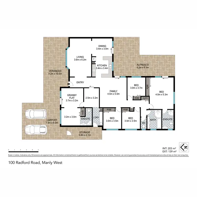Floorplan of Homely house listing, 100 Radford Road, Manly West QLD 4179