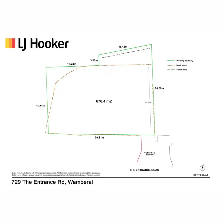 Floorplan of Homely land listing, 729 The Entrance Road, Wamberal NSW 2260