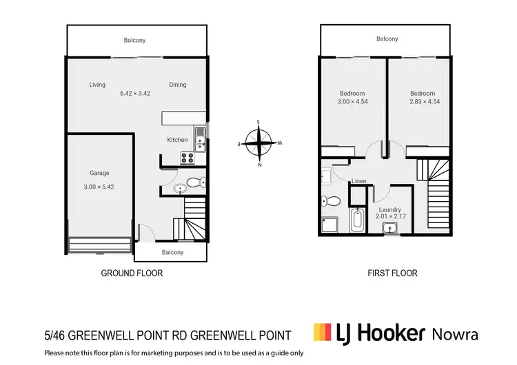 Floorplan of Homely unit listing, 5/46 Greenwell Point Road, Greenwell Point NSW 2540