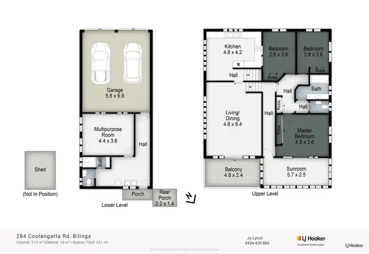 Floorplan of Homely house listing, 284 Coolangatta Road, Bilinga QLD 4225