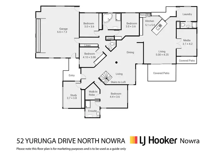 Floorplan of Homely house listing, 52 Yurunga Drive, North Nowra NSW 2541
