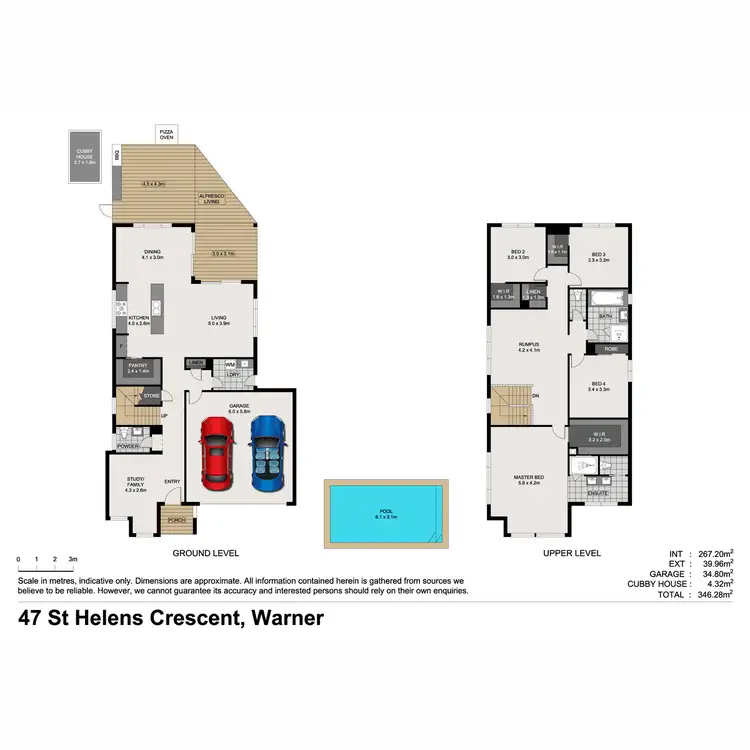 Floorplan of Homely house listing, 47 St Helen Crescent, Warner QLD 4500