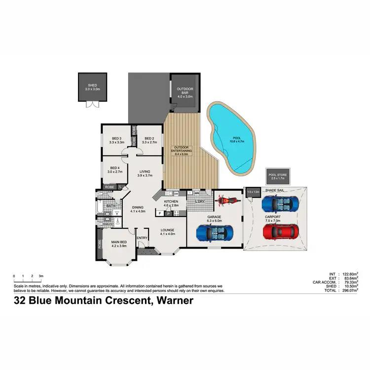 Floorplan of Homely house listing, 32 Blue Mountain Crescent, Warner QLD 4500