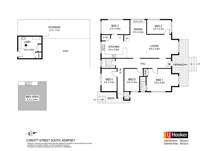 Floorplan of Homely house listing, 3 Druitt Street, South Kempsey NSW 2440