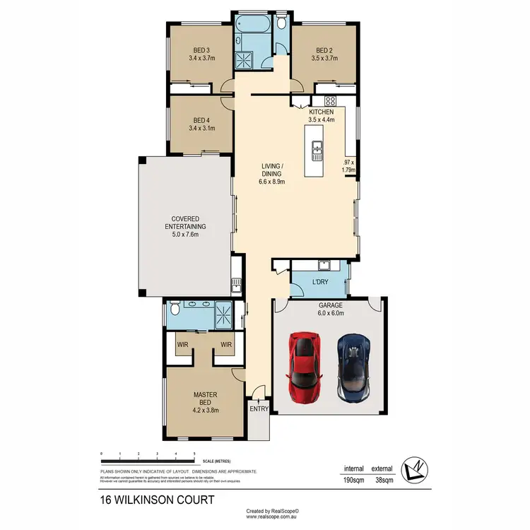 Floorplan of Homely house listing, 16 Wilkinson Court, Warner QLD 4500