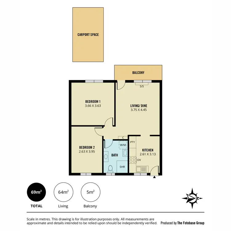 Floorplan of Homely unit listing, 10/119 Young Street, Parkside SA 5063