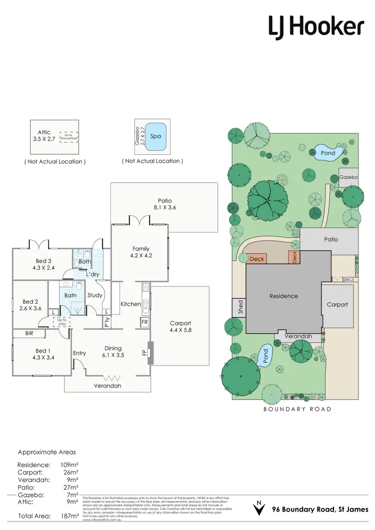 Floorplan of Homely house listing, 96 Boundary Road, St James WA 6102