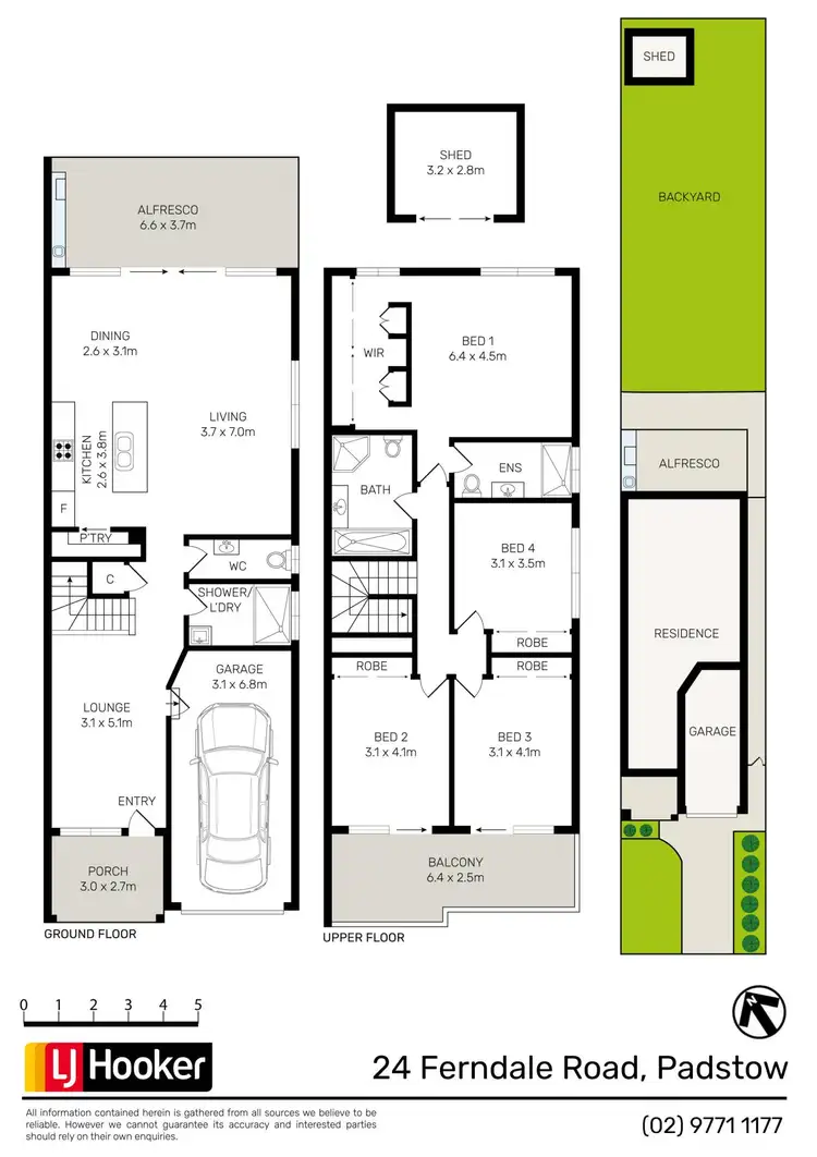 Floorplan of Homely semi-detached listing, 24 Ferndale Road, Revesby NSW 2212