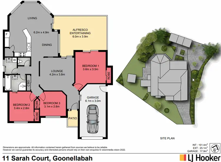 Floorplan of Homely house listing, 11 Sarah Court, Goonellabah NSW 2480