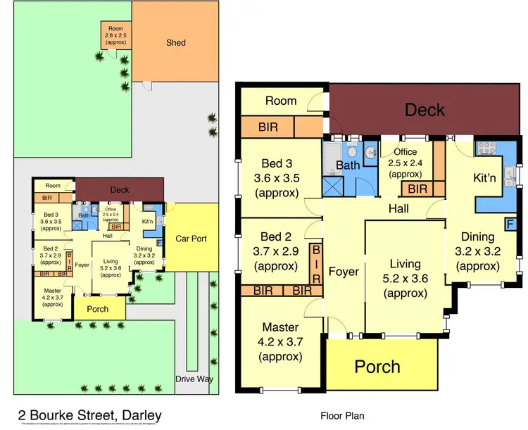 Floorplan of Homely house listing, 2 Bourke Street, Darley VIC 3340