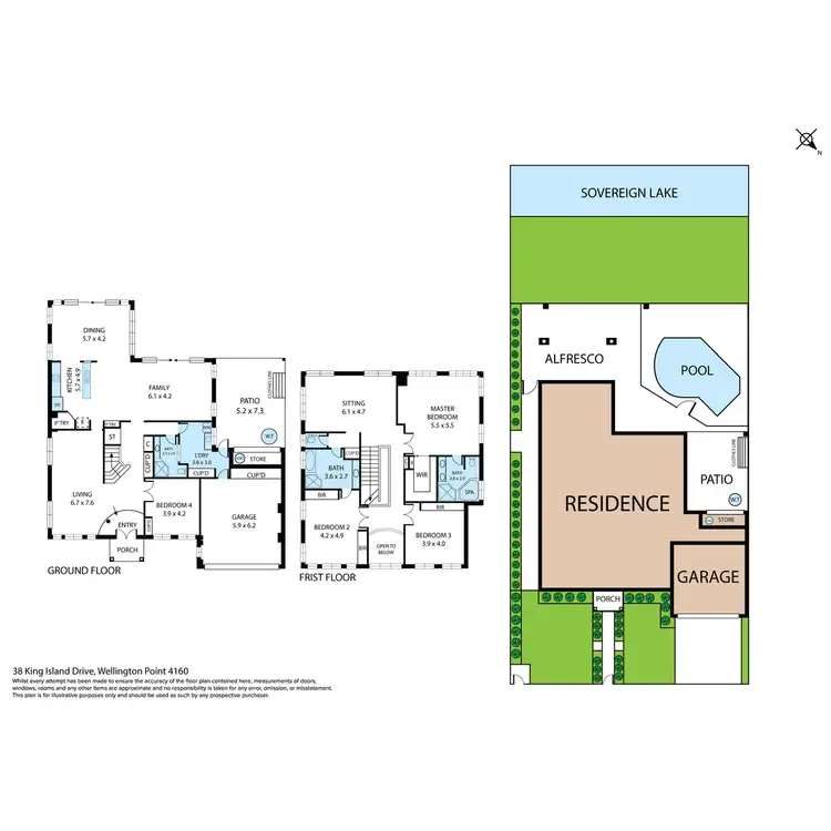 Floorplan of Homely house listing, 38 King Island Drive, Wellington Point QLD 4160