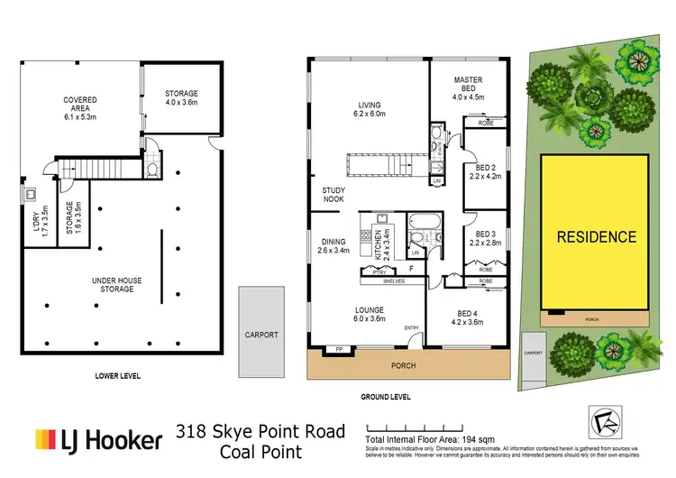 Floorplan of Homely house listing, 318 Skye Point Road, Coal Point NSW 2283