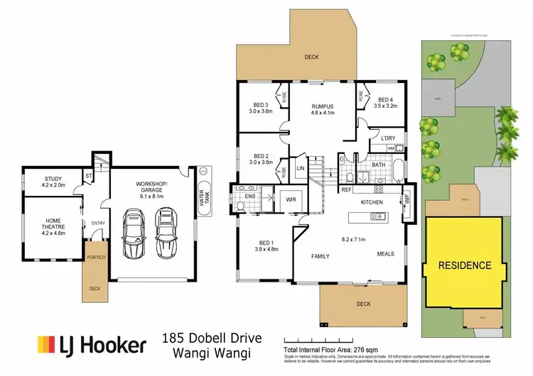 Floorplan of Homely house listing, 185 Dobell Drive, Wangi Wangi NSW 2267