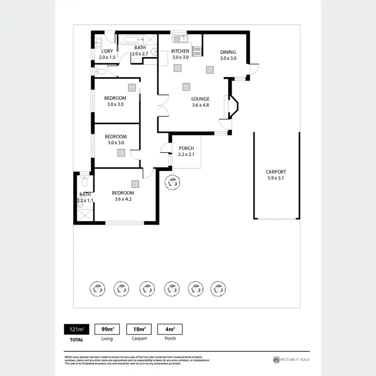 Floorplan of Homely house listing, 22 Hurstfield Terrace, Findon SA 5023