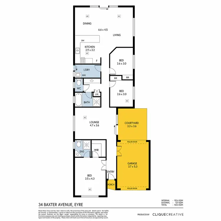 Floorplan of Homely house listing, 34 Baxter Avenue, Eyre SA 5121