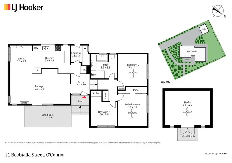 Floorplan of Homely house listing, 11 Boobialla Street, O'connor ACT 2602