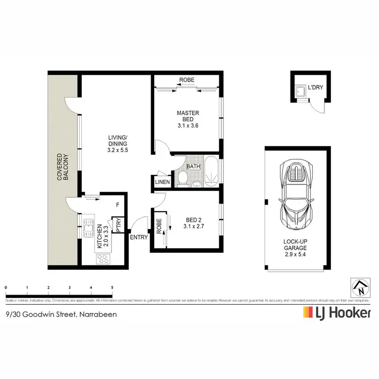 Floorplan of Homely apartment listing, 9/30 Goodwin Street, Narrabeen NSW 2101