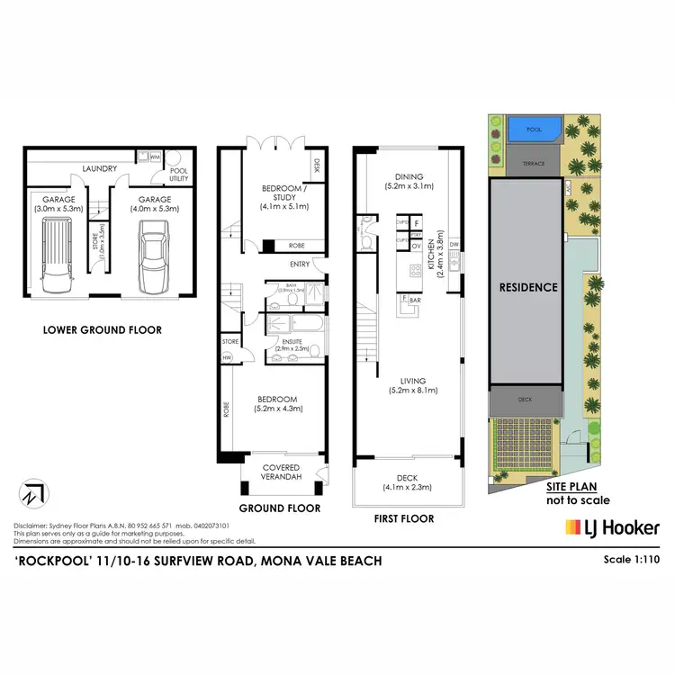 Floorplan of Homely house listing, 11/10-16 Surfview Road, Mona Vale NSW 2103
