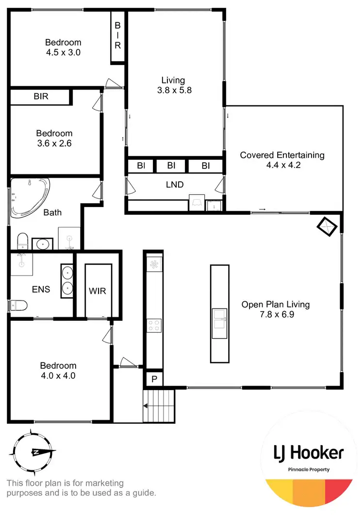 Floorplan of Homely house listing, 14 Advocate Drive, Kingston TAS 7050