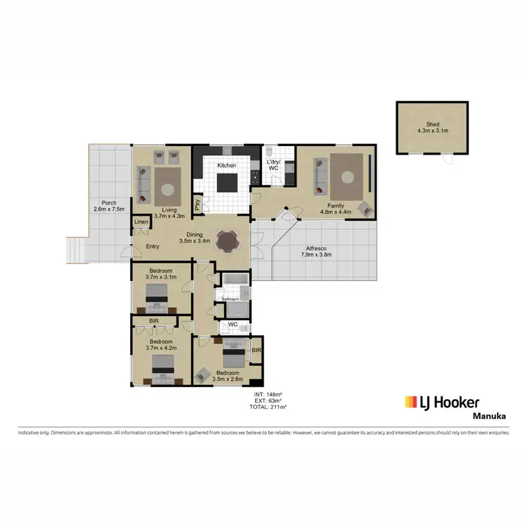 Floorplan of Homely house listing, 92 Captain Cook Crescent, Griffith ACT 2603