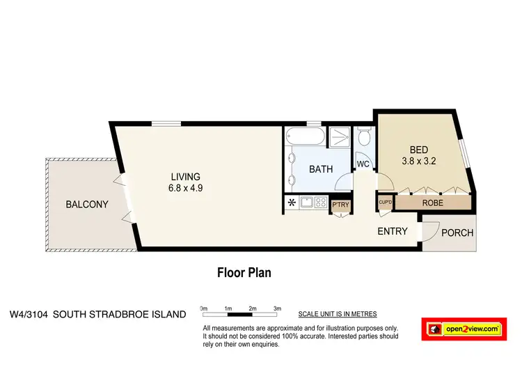 Floorplan of Homely unit listing, Unit 3104 Island Street, South Stradbroke QLD 4216