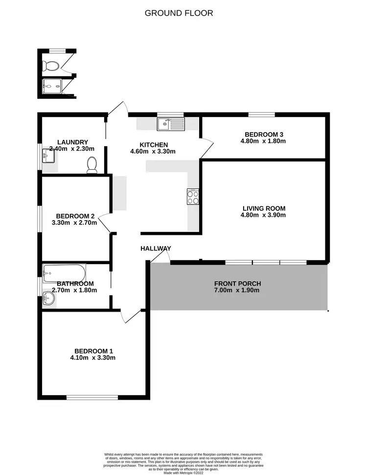 Floorplan of Homely house listing, 62A Anzac Avenue, Cessnock NSW 2325