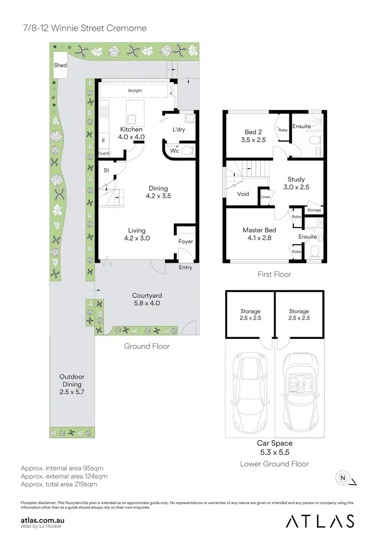 Floorplan of Homely townhouse listing, 7/8-12 Winnie Street, Cremorne NSW 2090