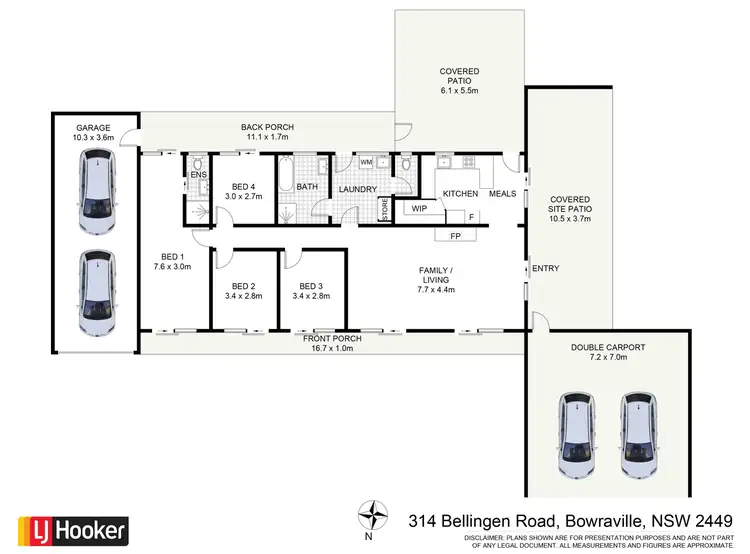 Floorplan of Homely house listing, 314 Bellingen Road, Bowraville NSW 2449