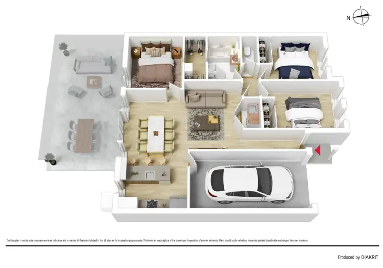Floorplan of Homely house listing, 4 Hazelton Street, Macgregor ACT 2615