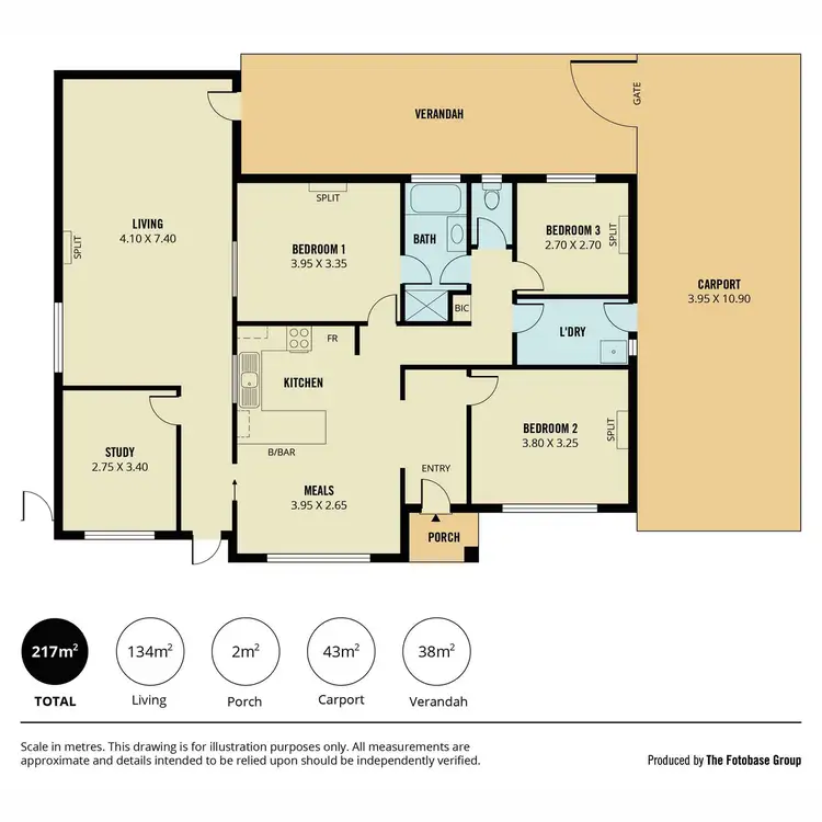 Floorplan of Homely house listing, 54a Muriel Drive, Pooraka SA 5095