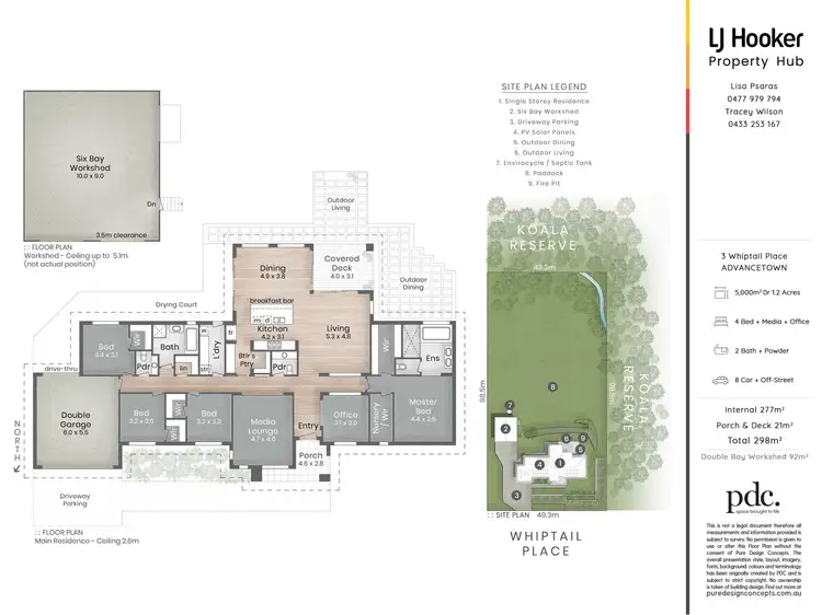 Floorplan of Homely house listing, 3 Whiptail Place, Advancetown QLD 4211