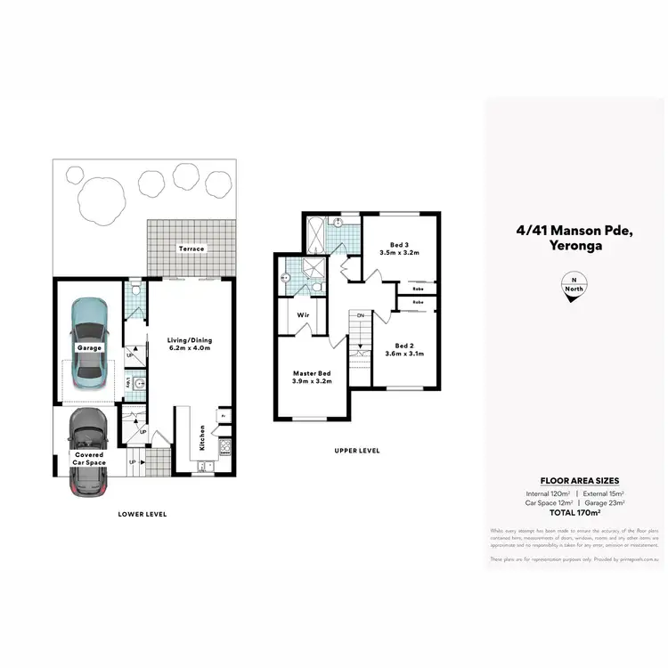 Floorplan of Homely townhouse listing, 4/41 Manson Parade, Yeronga QLD 4104