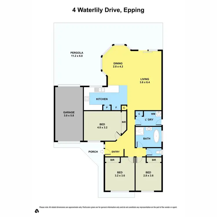 Floorplan of Homely house listing, 4 Waterlily Drive, Epping VIC 3076