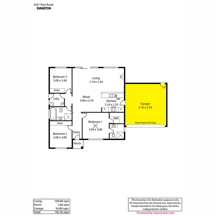 Floorplan of Homely house listing, 8/61 Para Road, Evanston SA 5116