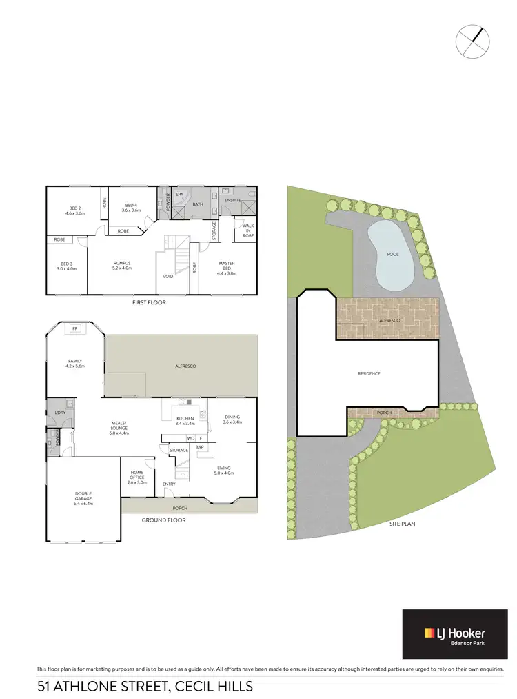 Floorplan of Homely house listing, 51 Athlone street, Cecil Hills NSW 2171