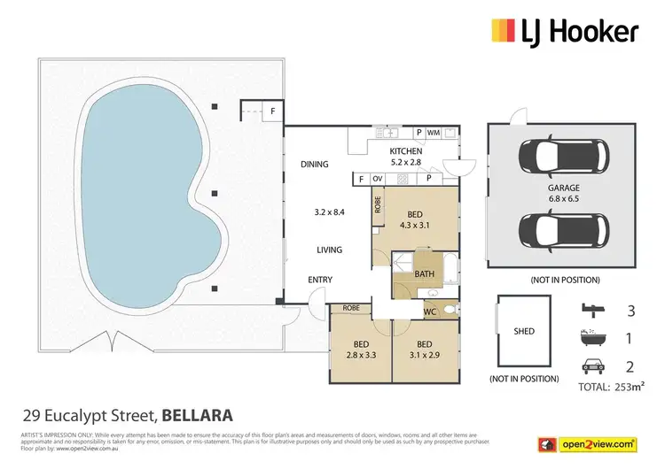 Floorplan of Homely house listing, 29 Eucalypt Street, Bellara QLD 4507