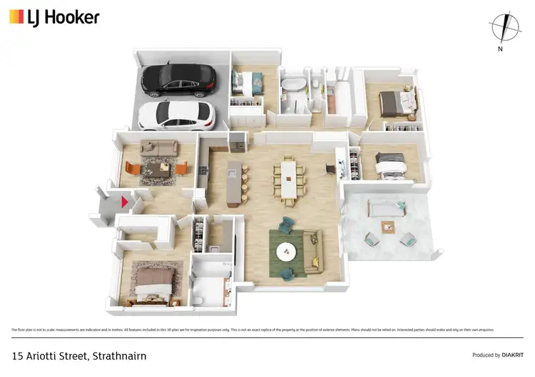 Floorplan of Homely house listing, 15 Ariotti Street, Strathnairn ACT 2615