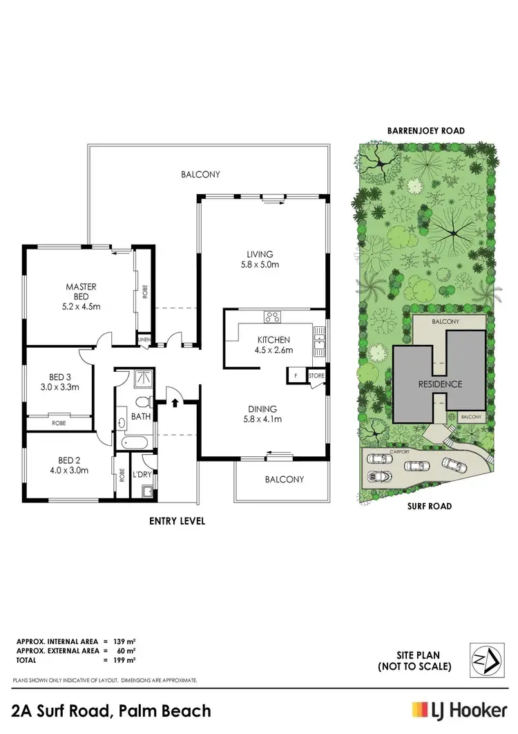 Floorplan of Homely house listing, 2A Surf Road, Palm Beach NSW 2108
