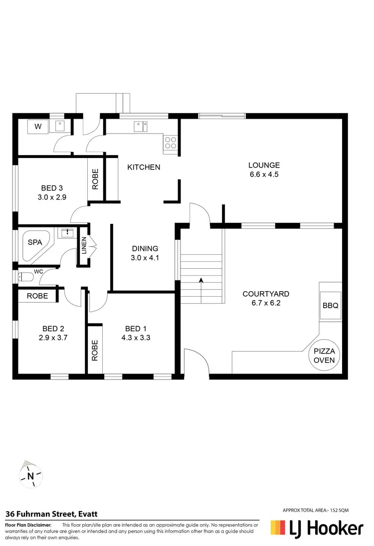 Floorplan of Homely house listing, 36 Fuhrman Street, Evatt ACT 2617