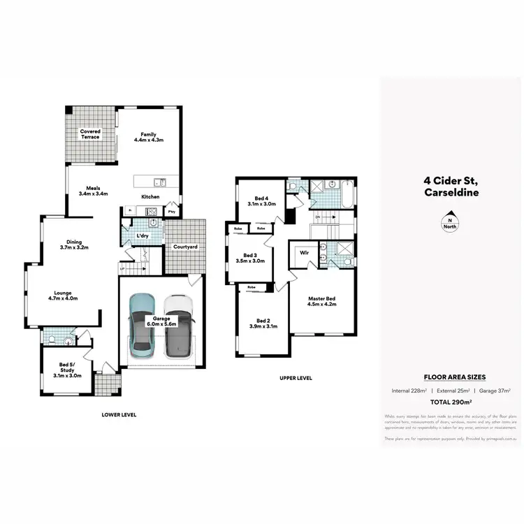 Floorplan of Homely house listing, 4 Cider Street, Carseldine QLD 4034