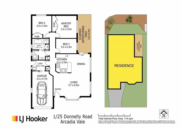 Floorplan of Homely house listing, 1/25 Donnelly Road, Arcadia Vale NSW 2283