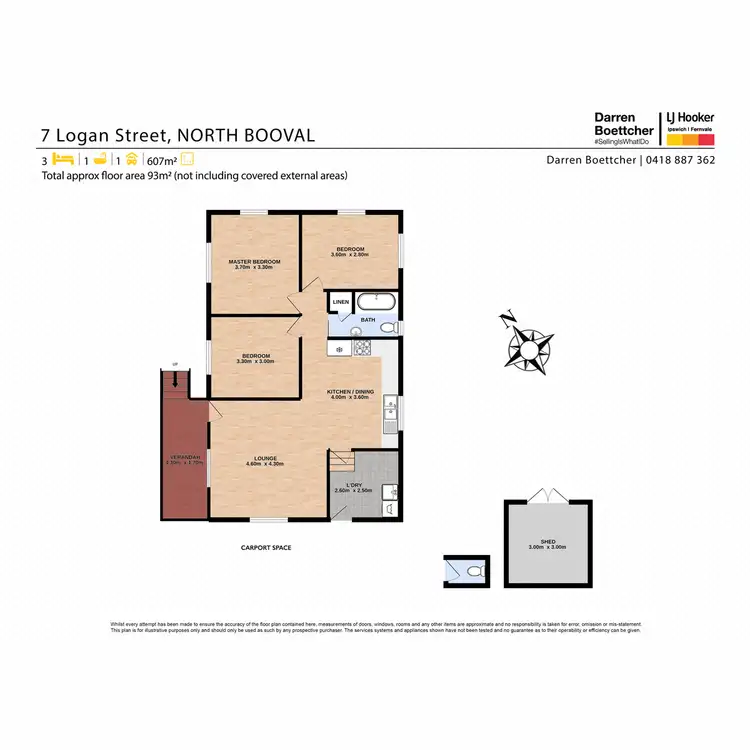 Floorplan of Homely house listing, 7 Logan Street, North Booval QLD 4304