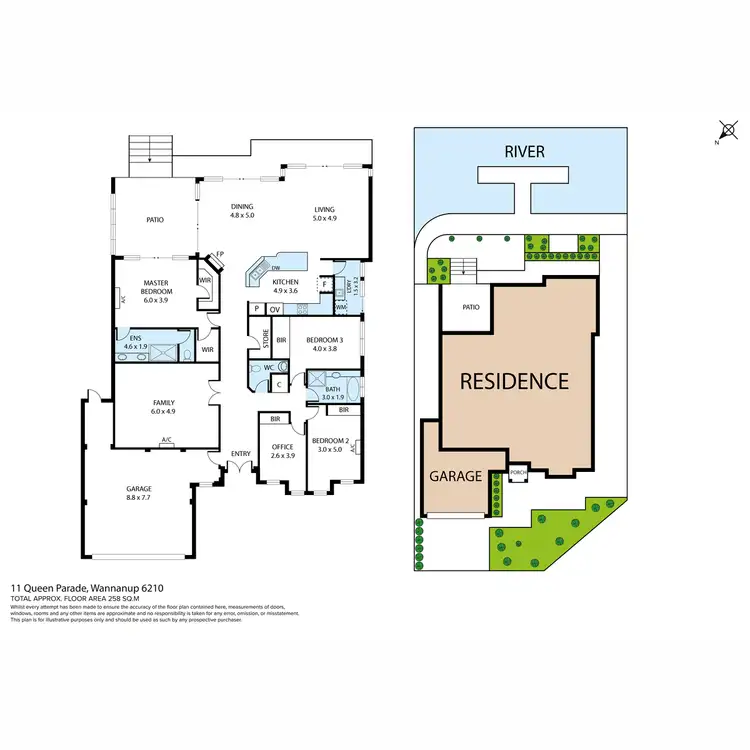 Floorplan of Homely house listing, 11 Queen Parade, Wannanup WA 6210