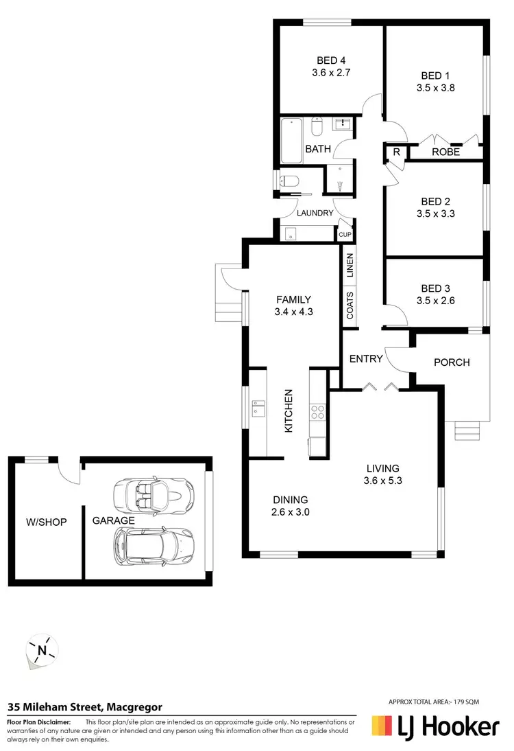 Floorplan of Homely house listing, 35 Mileham Street, Macgregor ACT 2615