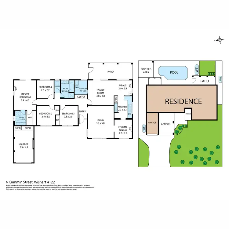 Floorplan of Homely house listing, 6 Cummin Street, Wishart QLD 4122